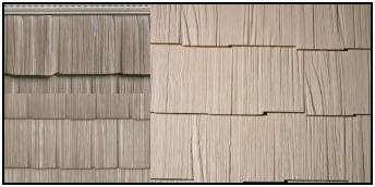 Staggered Vinyl Shake Siding